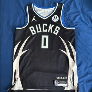 Damian Lillard Milwaukee Bucks Jersey
